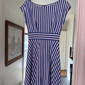 Kate Spade stretch fit and flare dress with pockets